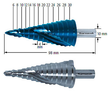 сверло ступенчатое 6 30 энкор