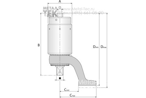 Мультипликатор Gedore DREMOPLUS ALU DVV-40Z