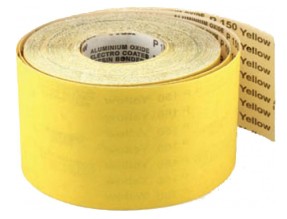 Шлифовальная бумага GermaFlex Yellow в рулонах на бумажной основе Шлифовальная бумага Yellow